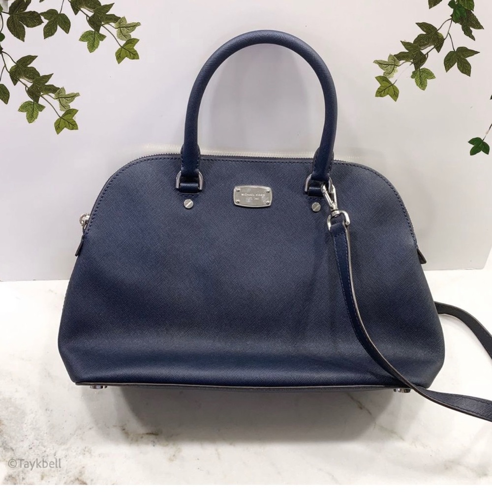 Michael Kors Saffiano Leather Satchel Crossbody